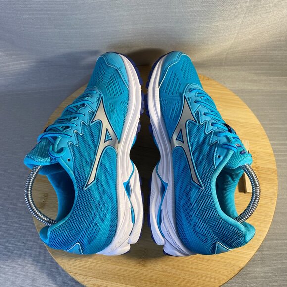 Mizuno Wave Rider 20 Running Shoes Women’s Size 7 US Turquoise Colour A0202 - Picture 5 of 7